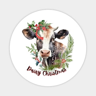 Dairy Christmas Magnet